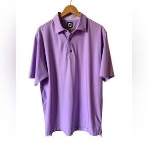 FootJoy Purple Golf Polo Shirt Mens‎ L NWOT Performance Stretch